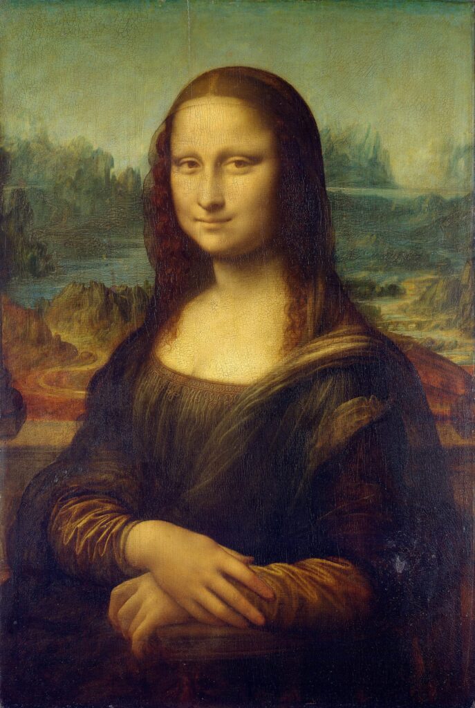 【使用画像・出典】レオナルド・ダ・ヴィンチ『モナ・リザ』（Public domain, ウィキメディア・コモンズ経由）